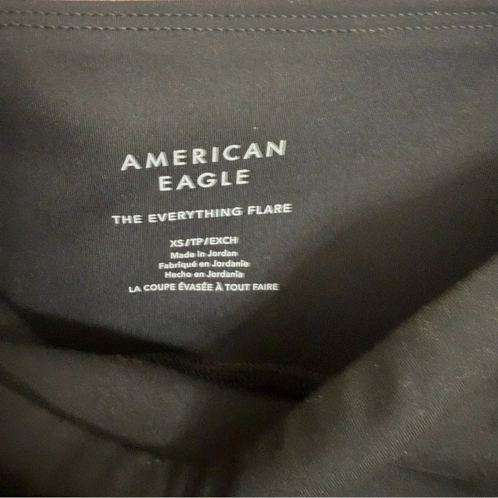 American Eagle Outfitters Black Wide-Leg Flare Pants